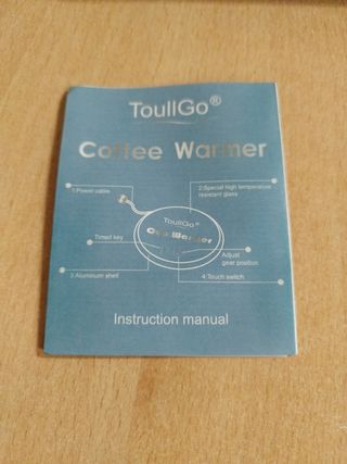 Calentador taza café té táctil eléctrico