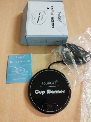Calentador taza café té táctil eléctrico