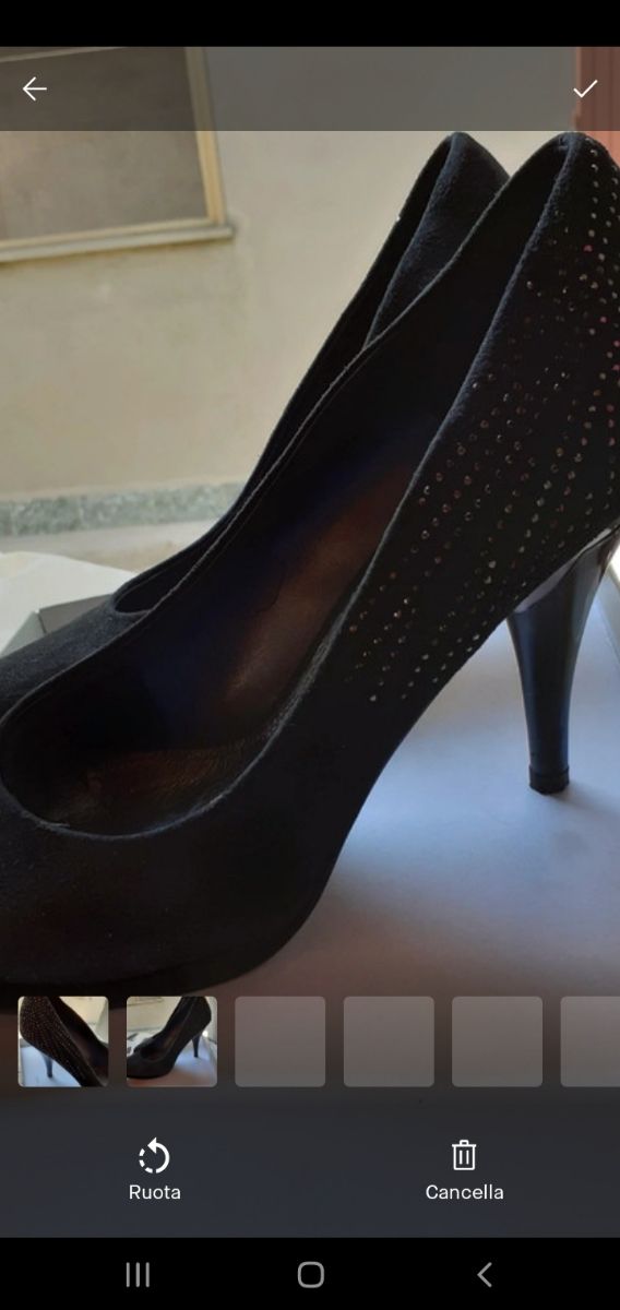 scarpe decollete' nere 