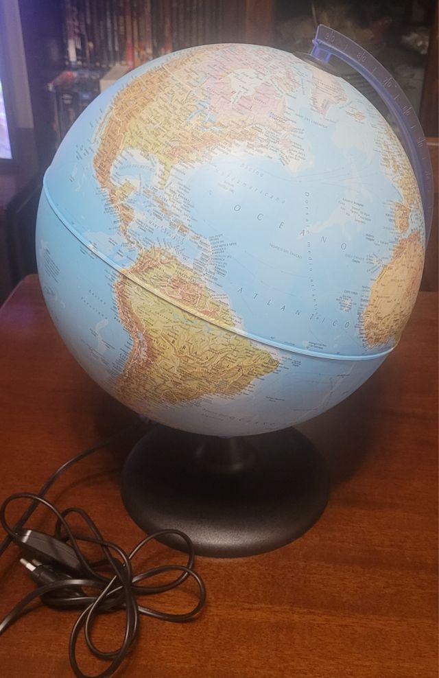 Lampada Mappamondo