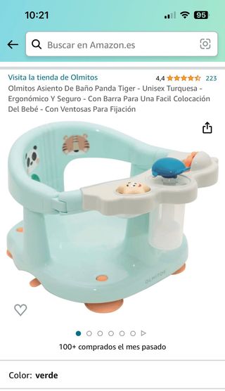 asiento de baño bebe
