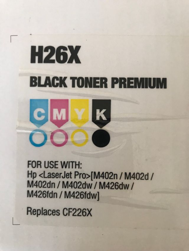 Toner H26X Negro