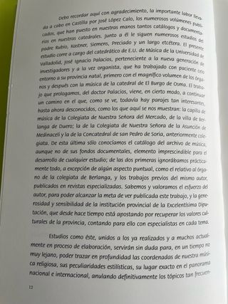 La musica de las colegiatas de Soria