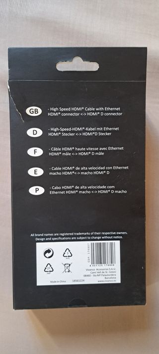 Cable HDMI-MICRO HDMI