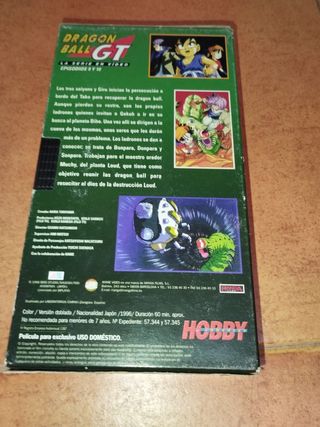 cintas VHS Dragon Ball GT Hobby consolas