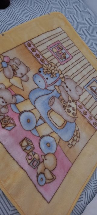 LOTE MANTAS/ SACO BEBÉ