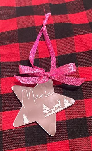 bolas de navidad planas efecto espejo