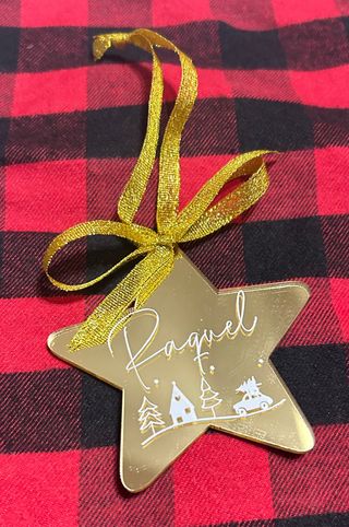 bolas de navidad planas efecto espejo