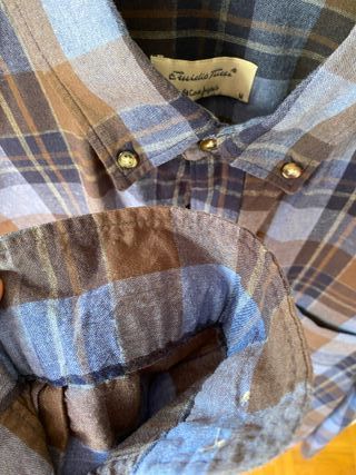 Lote 4 camisas de franela en muy buen estado