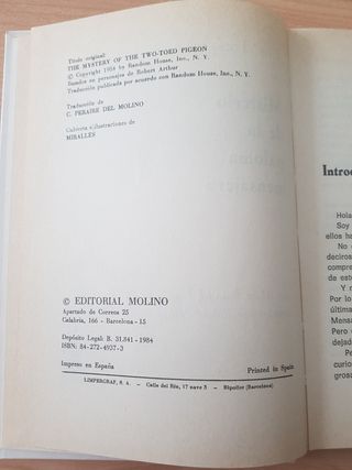 Misterio de la paloma mensajera