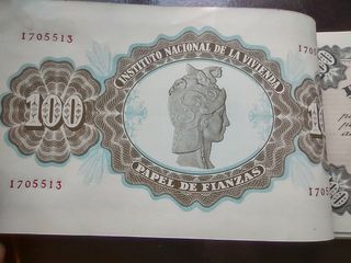 29 billetes correlativos. Papel Fianzas 100 ptas