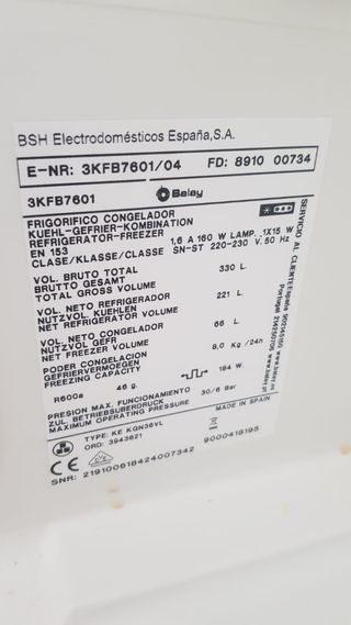 URGE Cajón frigorífico Balay