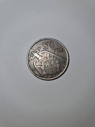 Moneda 50 pesetas 1957