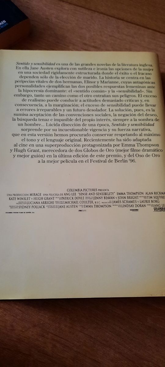 SENTIDO Y SENSIBILIDAD