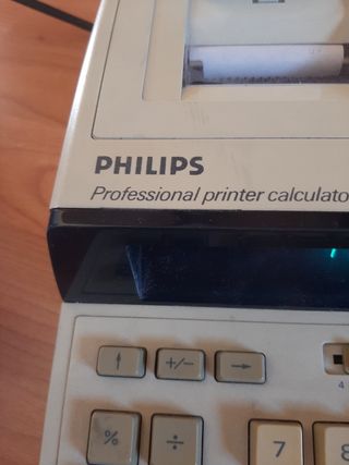 Calculadora electrica vintage Philips