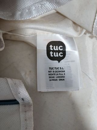 Borsa Tuc Tuc in cotone cm 35x40x10