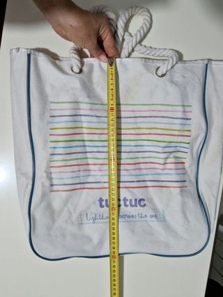 Borsa Tuc Tuc in cotone cm 35x40x10