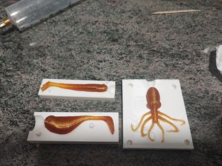 Moldes y vinilos de pesca