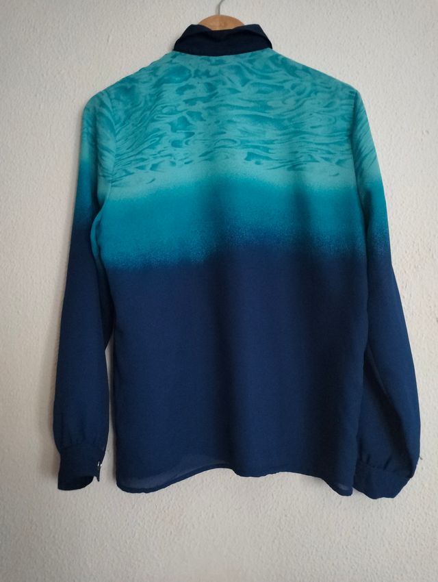 Blusa Azul degradé Olas