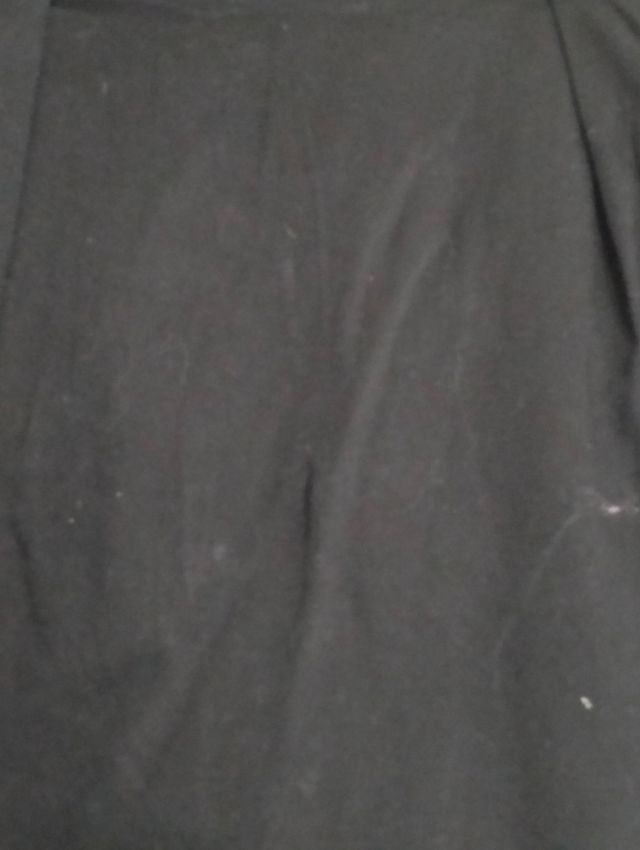 Minifalda tela, negra talla 38