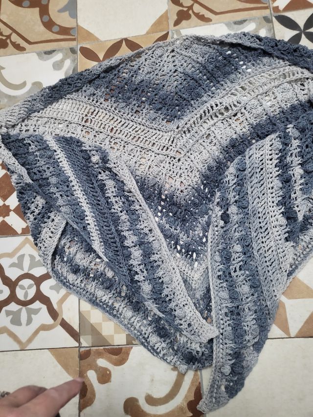 Chales crochet a mano
