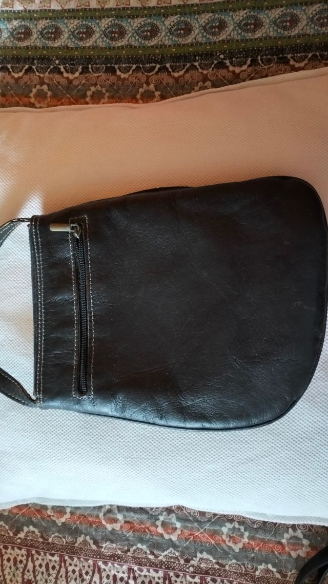 Bolso artesano piel