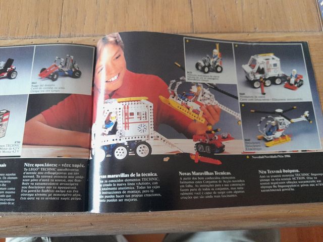 Folleto Lego 1986