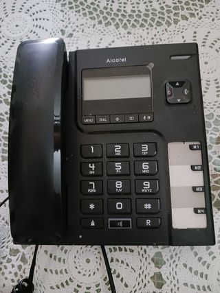 Teléfono de sobremesa Alcatel.