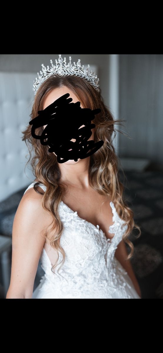 Corona novia hecha a mano, pieza única