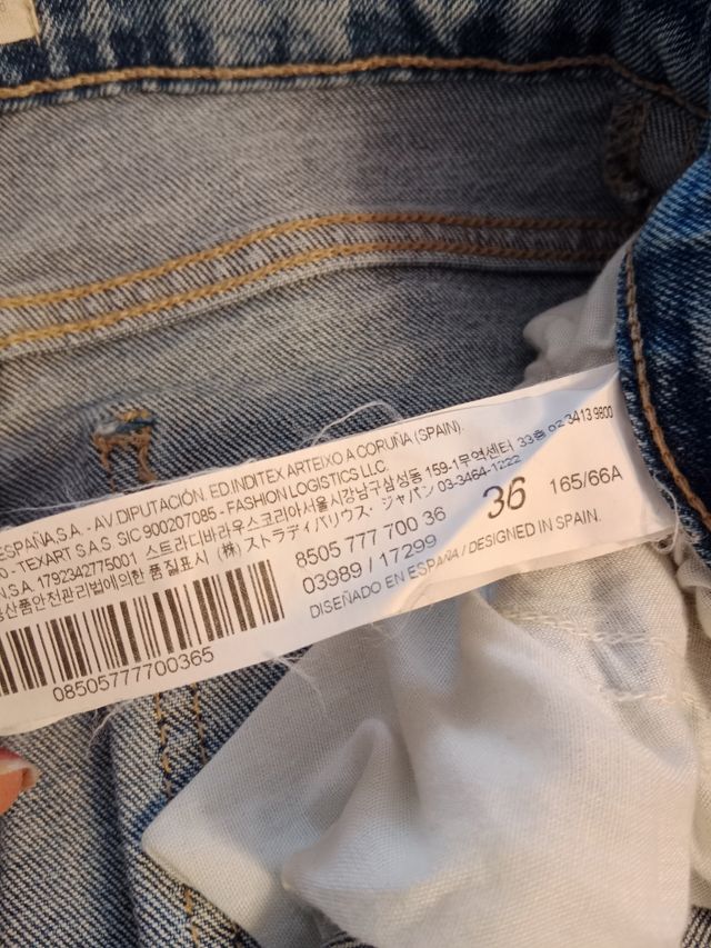 Pantalones Stradivarius jean vaqueros