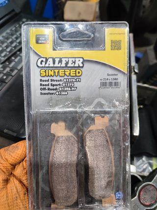 Pastillas de freno Galfer moto
