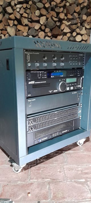 Equipo audio profesional microfono