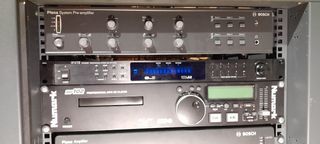 Equipo audio profesional microfono