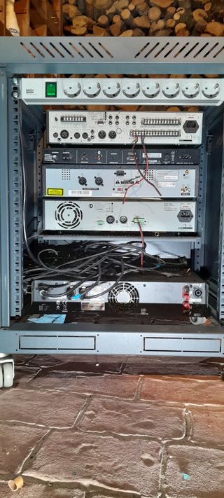 Equipo audio profesional microfono