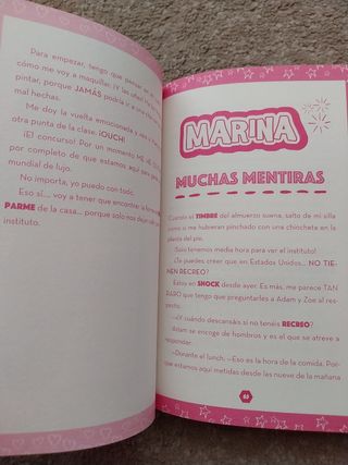 Libro Karina y Marina Secret Stars