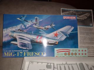 MAQUETA AVIÓN MIG 17 1/72 DRAGON
