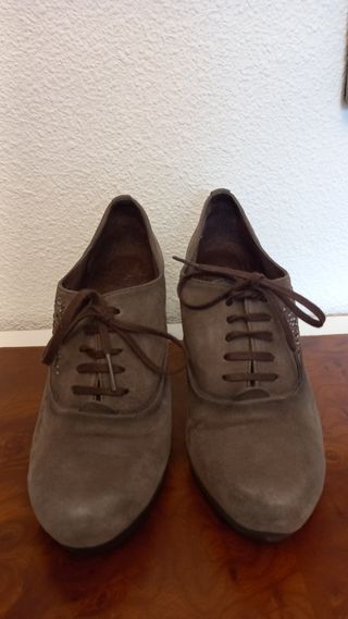Botines tacón Hispanitas, talla 37