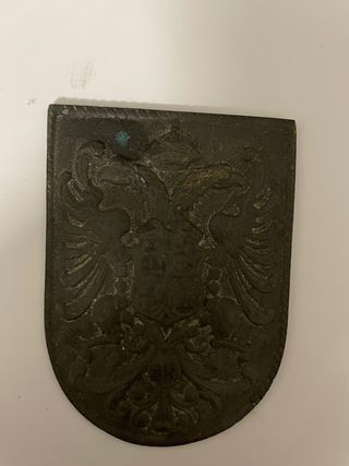 placa aguila bicefala bronce