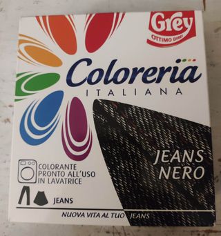 Tintura per tessuti Coloreria nero 