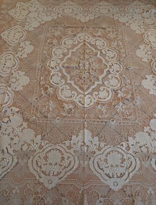 Coperta Antica puro Lino Burano Veneziano