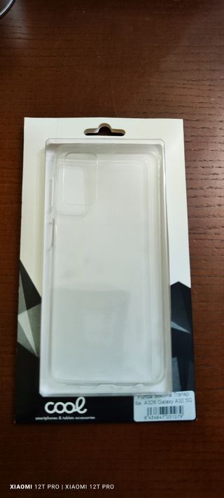 CRISTAL TEMPLADO Y FUNDA GALAXY A32