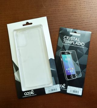 CRISTAL TEMPLADO Y FUNDA GALAXY A32