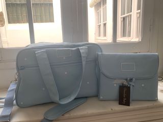 bolso carro bebe mas cambiador a juego