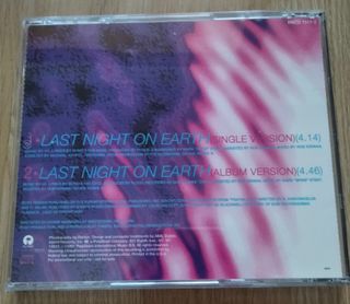 U2 promo USA CD single Last night no vinilo LP