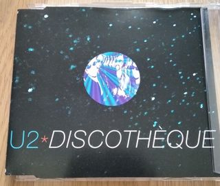 U2 promo CD single UK Discotheque no vinilo LP