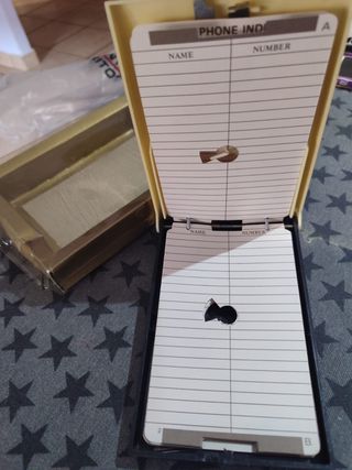 agenda telefonica vintage