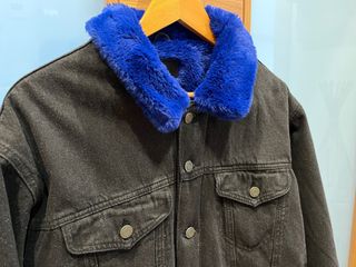 Chaqueta vaquera negra azul