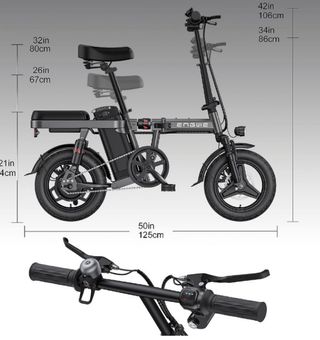 ENGWE bicicleta electrica plegable 14 pulgadas