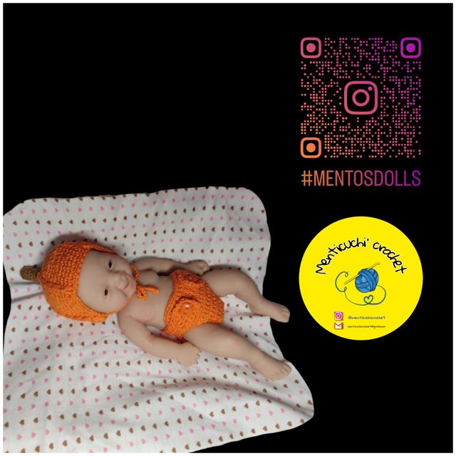 OUTFIT  para Reborn mini de silicona.