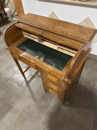 Escritorio Bureau Antiguo Madera